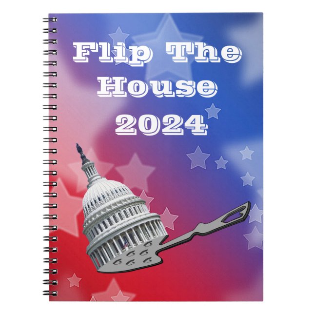 Caderno Espiral Sacudir Votação Azul 2024 (Frente)