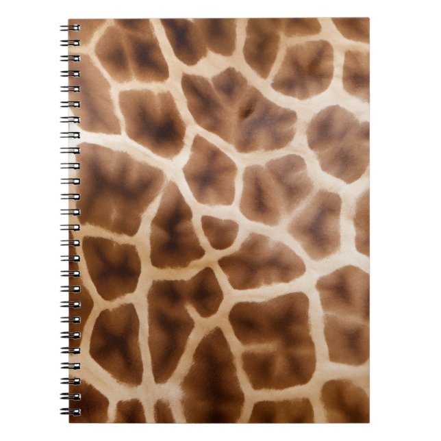 Caderno Espiral Safari Giraffe Impressão (Frente)