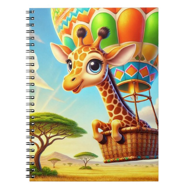 Caderno Espiral Safári no Céu (Frente)