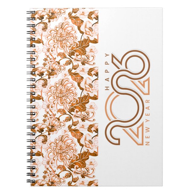 Caderno Espiral Saffron New Year (Frente)
