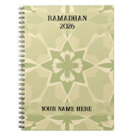 Caderno Espiral Sage Green Bauhaus Islamic Journal