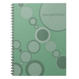 Caderno Espiral Sage Green Bubbles Você Tem Isso!