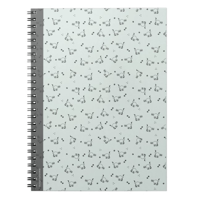 Caderno Espiral Sage Minimalist Cat Line Art Notebook (Frente)