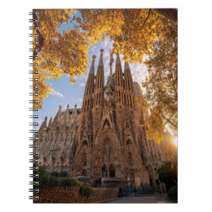 Caderno Espiral Sagrada Família no Livro de Luz do outono
