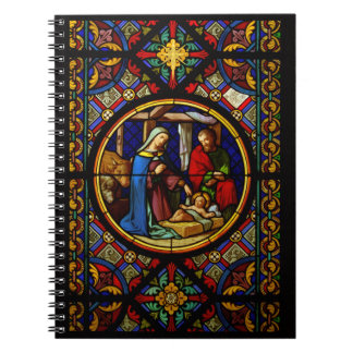 Caderno Espiral Sagrada Família "Vitral"