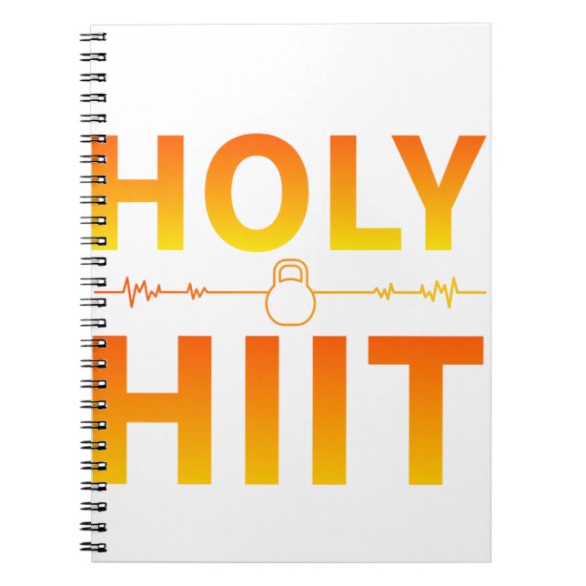 Caderno Espiral Sagrada Hiit - Formação de Hiit, Treinamento de In (Frente)
