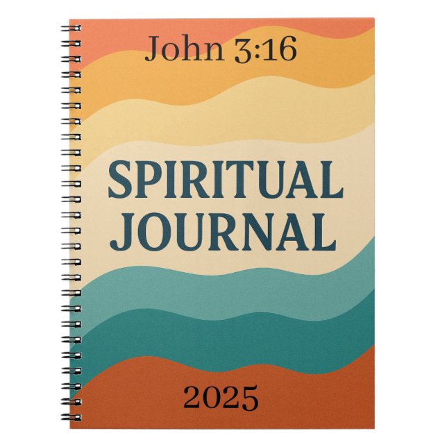 Caderno Espiral Sagrada Mess: Um Diário Espiritual Personalizado (Frente)