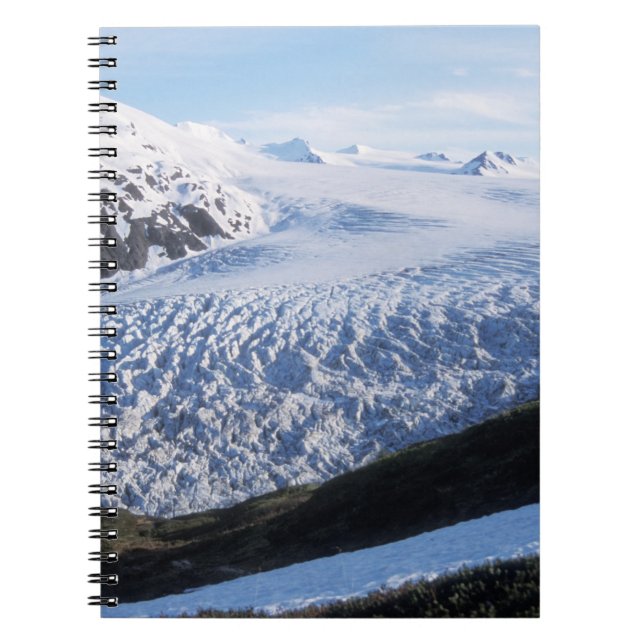 Caderno Espiral Saia do Glaciar no Parque Nacional do Kenai Fjords (Frente)