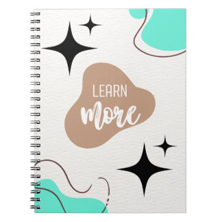 Caderno Espiral Saiba mais - Notebook Motivacional
