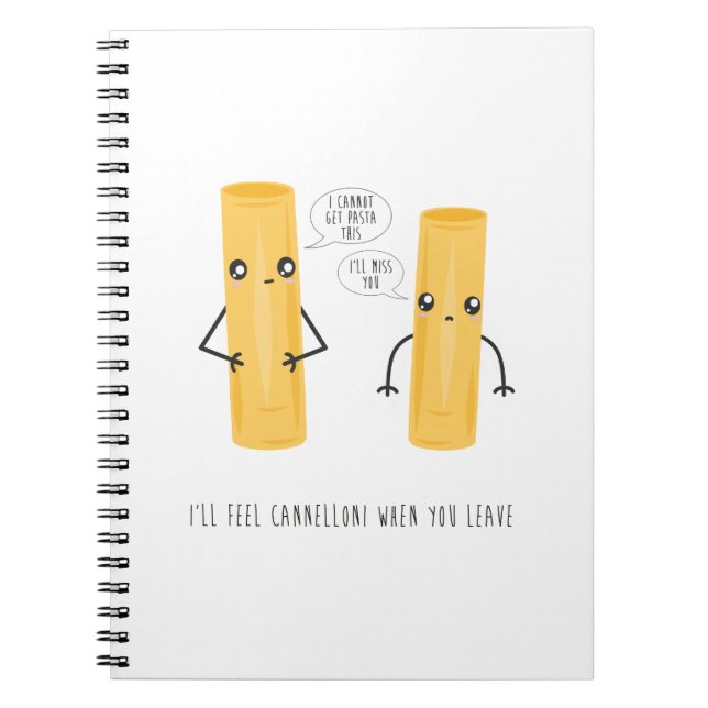 Caderno Espiral Saindo ou Novo Emprego (Frente)