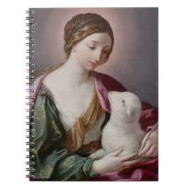 Caderno Espiral Saint Agnes Catholic Notebook 