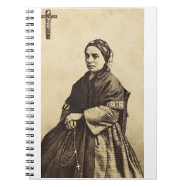 Caderno Espiral Saint Bernadette Soubirous Fine Art