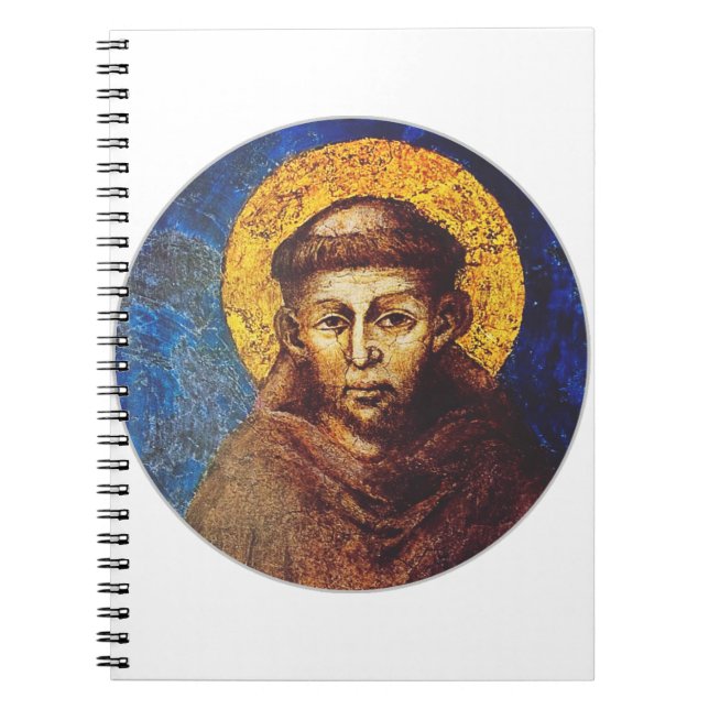 Caderno Espiral Saint Francis of Assisi The Canticle of Creation (Frente)