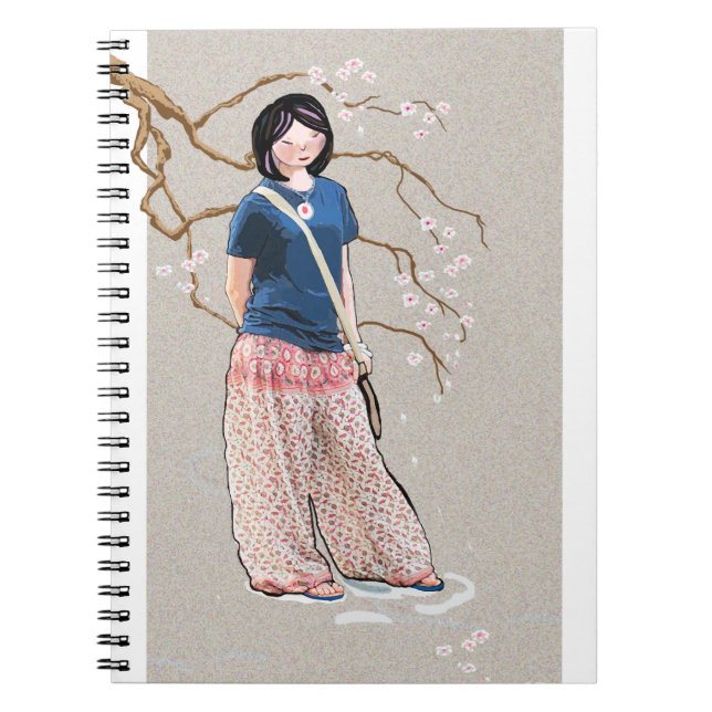 Caderno Espiral sakura (Frente)