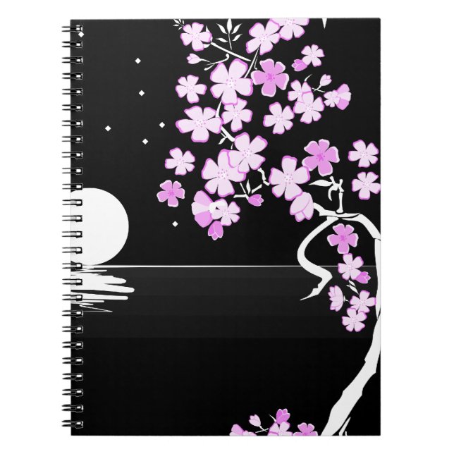 Caderno Espiral Sakura da Noite (Frente)