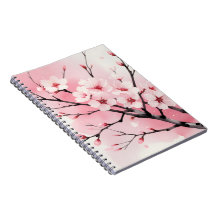 Caderno Espiral Sakura Flor de Cerejeira | Água Ro