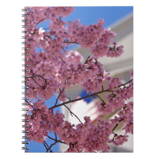 Caderno Espiral Sakura Flores de Cerejeira Americana