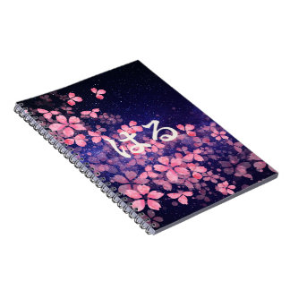 Caderno Espiral Sakura Night – Desenho Haru Spring