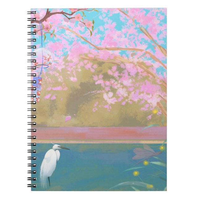 Caderno Espiral Sakura Pond (Frente)