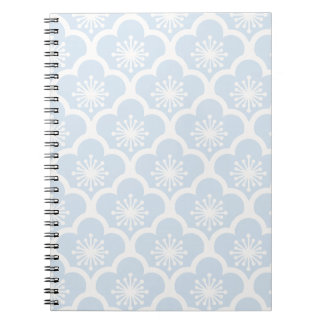 Caderno Espiral Sakura Suave Neutro - Azul Pó