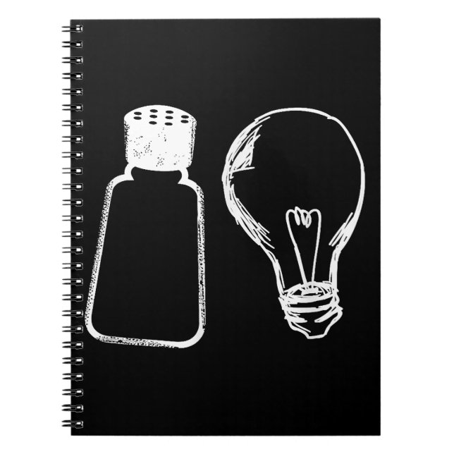 Caderno Espiral Sal e Luz Seja Ye Sal Bíblia Versa Matthew 513-1 (Frente)