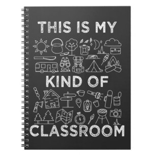 Caderno Espiral Sala de Aula do Líder de Escoteiros de Campanha