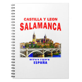 Caderno Espiral Salamanca / Castela e Leão, Espanha.