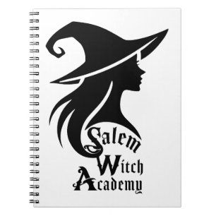 Caderno Espiral Salem Witch Academy Halloween Wiccan Witches