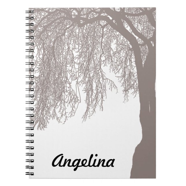 Caderno Espiral Salgueiro Weeping (Frente)