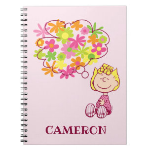 Caderno Espiral Sally Pensando em Flores
