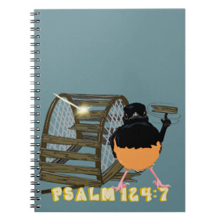 Caderno Espiral Salmos — Shama Branca Rumada