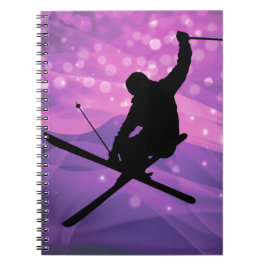 Caderno Espiral Salto de Esqui