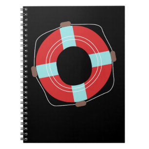 Caderno Espiral Salvaguardas de Segurança da Natação de Água d