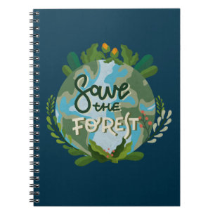 Caderno Espiral Salvar a Floresta