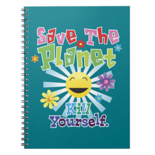 Caderno Espiral Salve O Planeta! Matar