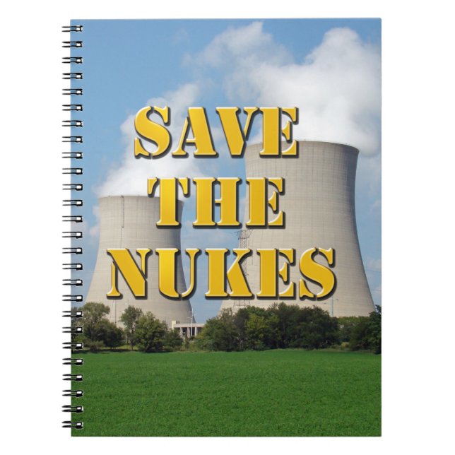 Caderno Espiral Salve Os Nukes (Frente)