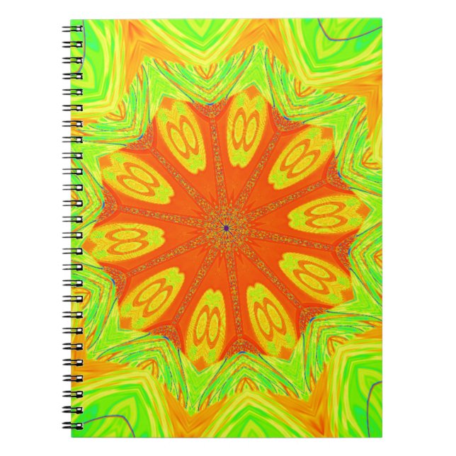 Caderno Espiral Samba Motif Art Impressão (Frente)
