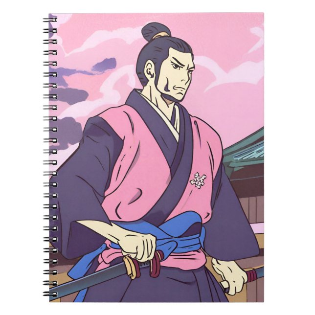Caderno Espiral samurai (Frente)