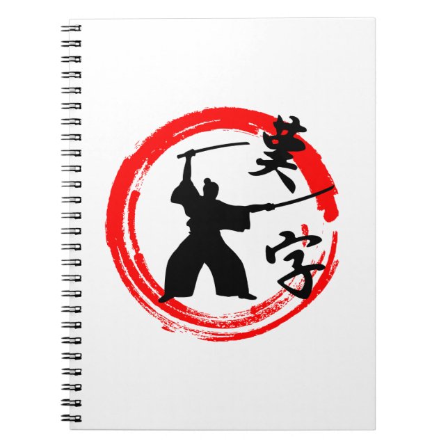 Caderno Espiral Samurai (Frente)