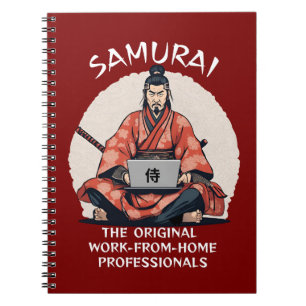 Caderno Espiral Samurai: Os Profissionais Originais De Casa