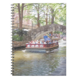 Caderno Espiral San Antonio River Walk