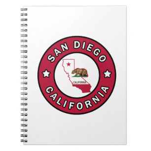 Caderno Espiral San Diego California
