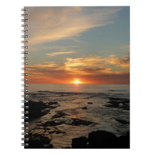 Caderno Espiral San Diego Sunset II Vista da Califórnia