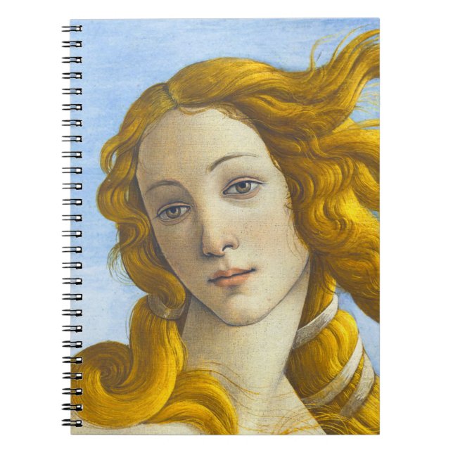 Caderno Espiral Sandro Botticelli - Nascimento do Detalhe de Vênus (Frente)