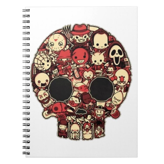 Caderno Espiral Sangrento halloween (Frente)