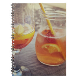 Caderno Espiral Sangria e Sol