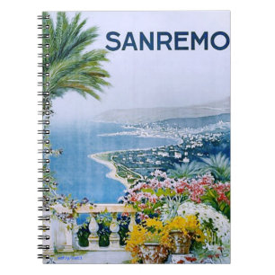 Caderno Espiral Sanremo, Itália Notebook