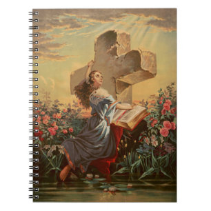Caderno Espiral Santa Bíblia e Cruz