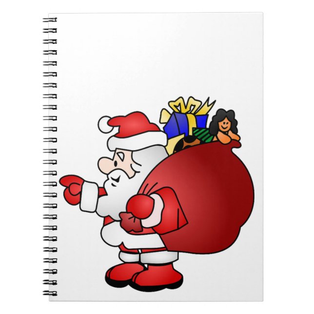 Caderno Espiral Santa Clause (Frente)