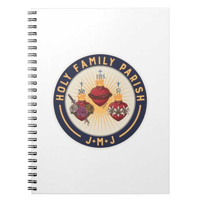 Caderno Espiral Santa Família - Diário (Frente)